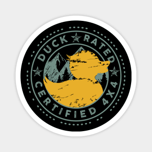 Duck rated certified 4x4 Magnet